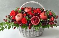 تزیین میوه شب یلدا ساده و شیک