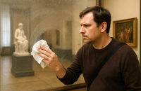 نابودی یک اثر هنری مفهومی!