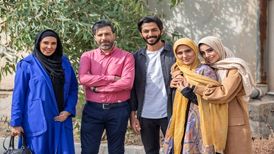 پشت صحنه پُر از خنده احساسی ترین سکانس سریال ازسرنوشت با حضور مجید واشقانی، مونا کرمی و کیسان دیباج