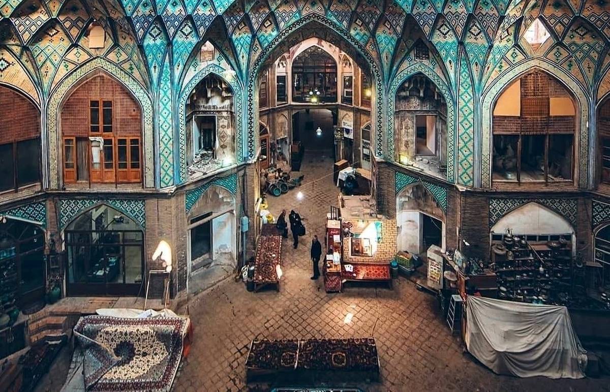 شاهکار معماری کاروانسرای امین‌الدوله، کاشان