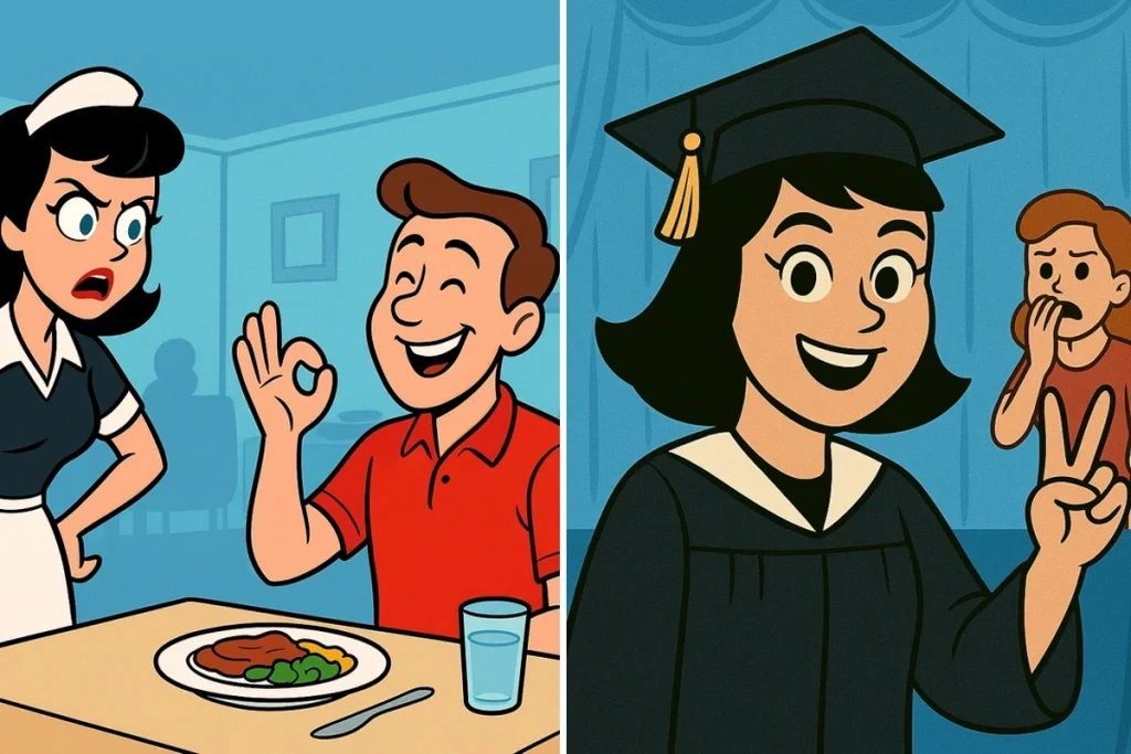 حرکات روزمره‌ای که در یک کشور مؤدبانه و در کشورهای دیگر توهین‌آمیز هستند
