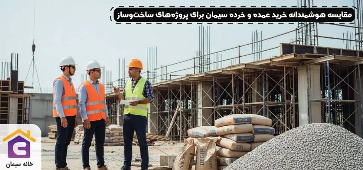 مقایسه هوشمندانه خرید عمده و خرده سیمان برای پروژههای ساختوساز